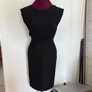 Ralph Lauren Elegant Black Sleeveless Dress with Low Back (Size 4)